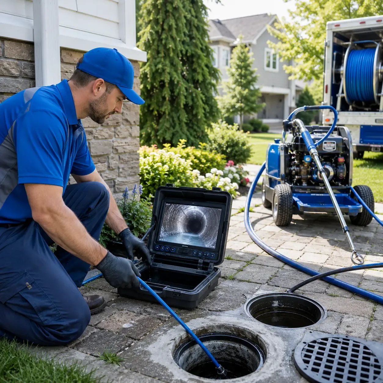Outdoor drain cleaning professionals serving Asbury, IA